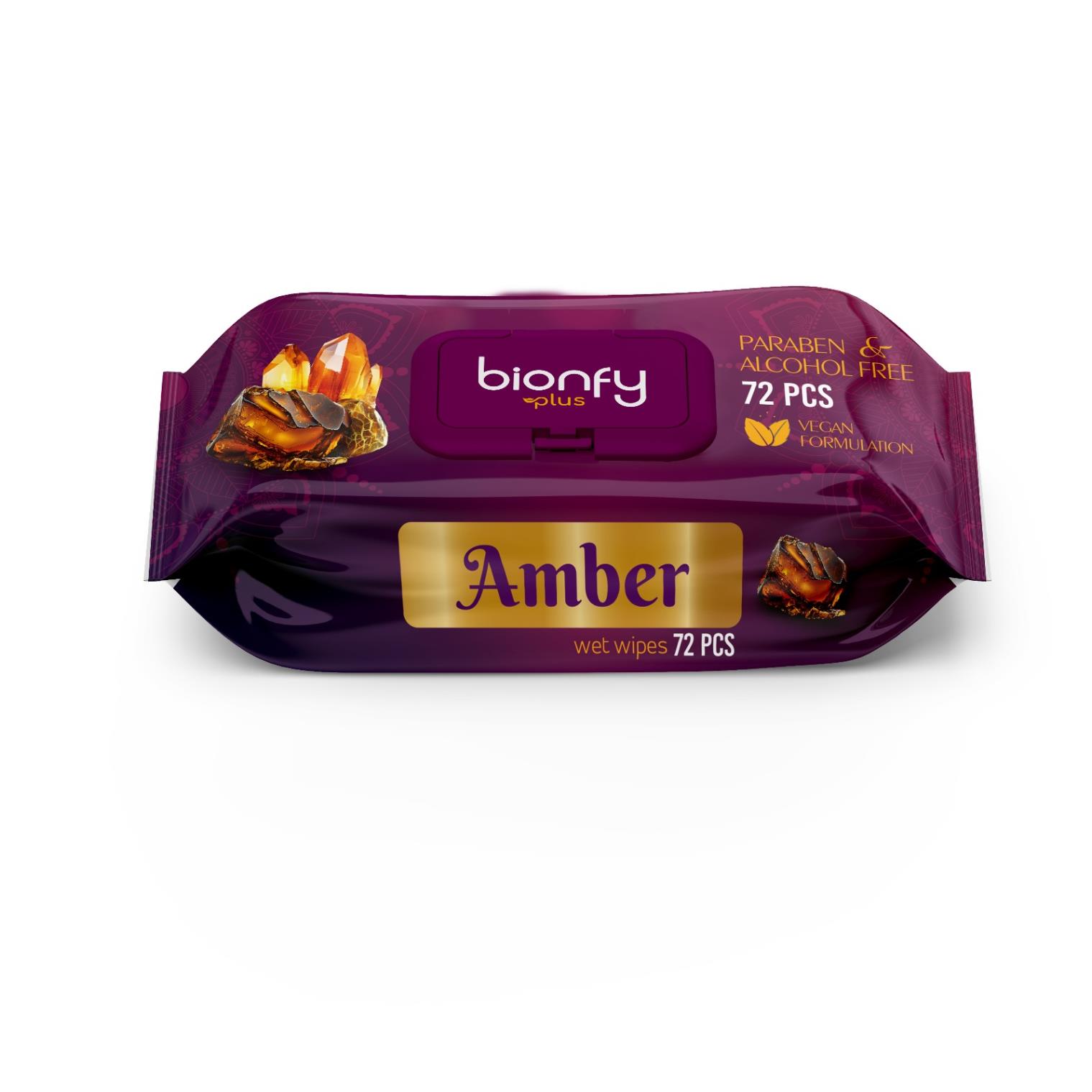 BIONFY WET WIPES AMBER 72 PCS