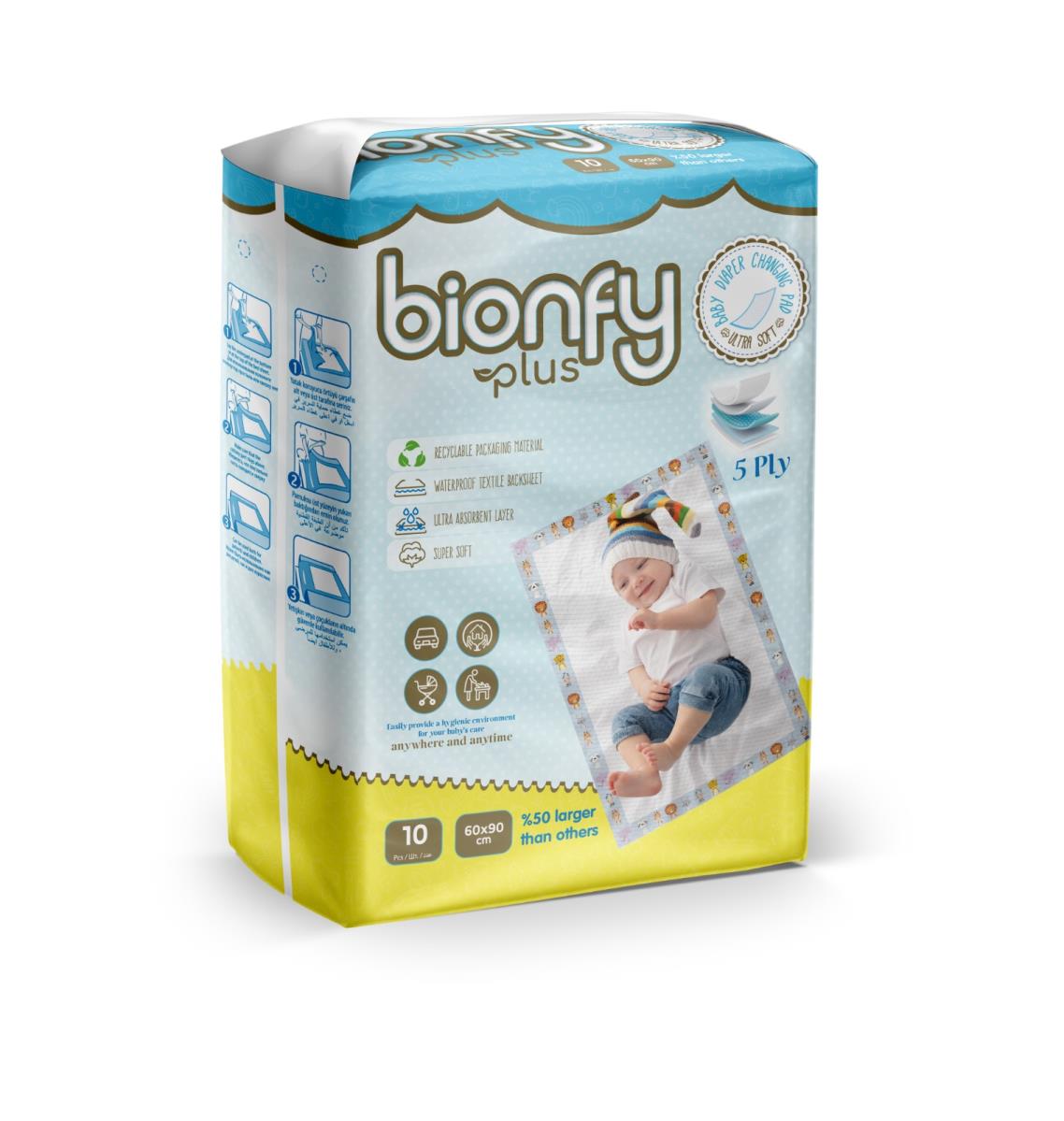 BIONFY BABY DIAPER CHANGING PADS